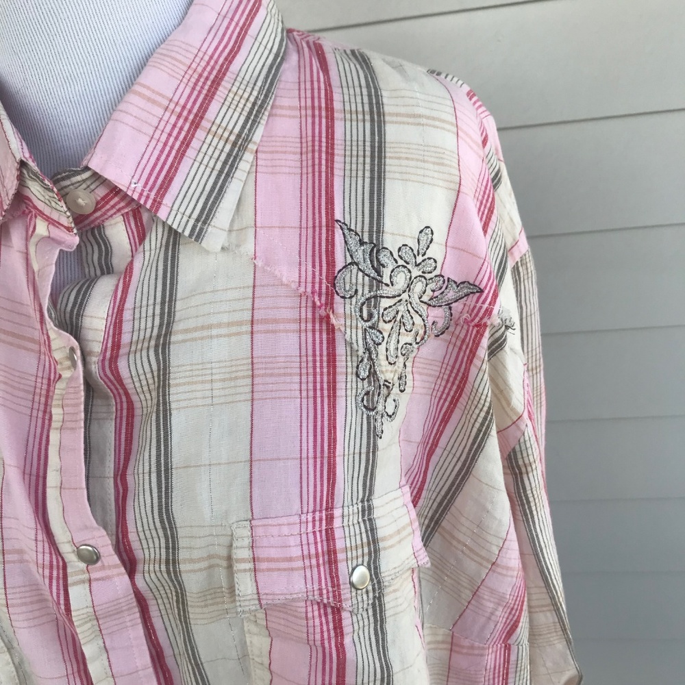 Panhandle Slim Embroidered Western Shirt New w Tag - Picture 3 of 8